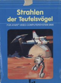 Strahlen der Teufelsvogel Atari 2600 US box art